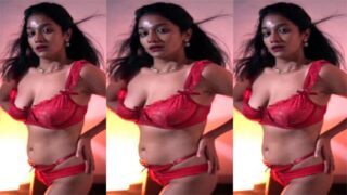 Tamil Actress Lavanya Manickam Bikini Seduction Tease MMS